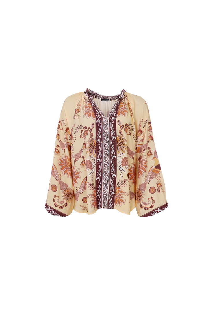Black Colour - Bcguinea Blouse 41025 - Butter Yellow