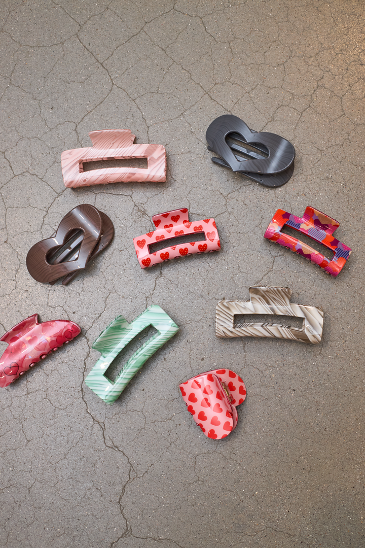 Black Colour - Bcvictorine Hair Claw 6007 - Coffee