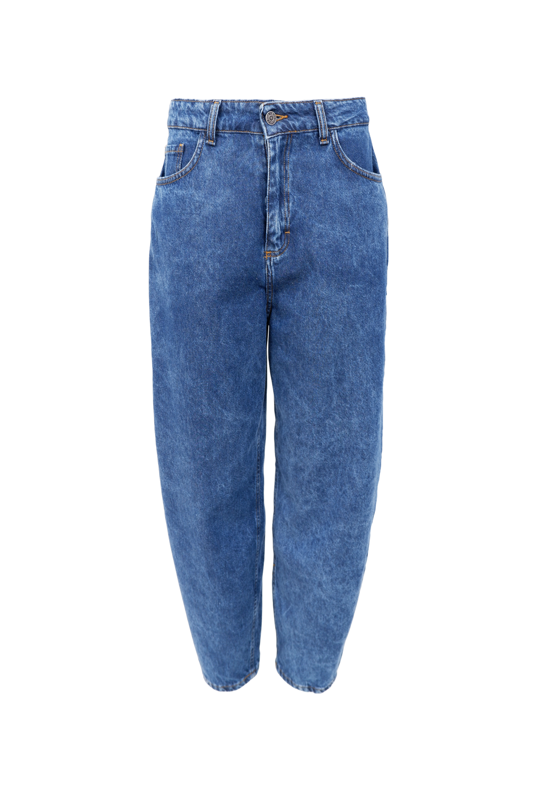 Black Colour - Bcizzy Denim Barrel Pant 41075 - Mid Blue