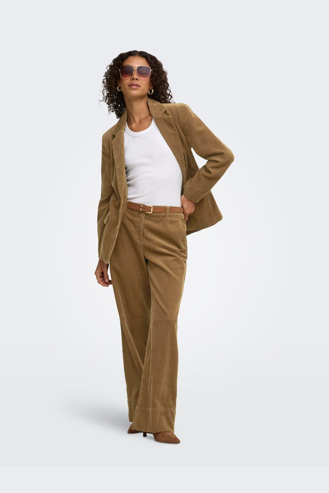 JDY - Jdyshiraz Hem Wide Pant - 5111706 Otter