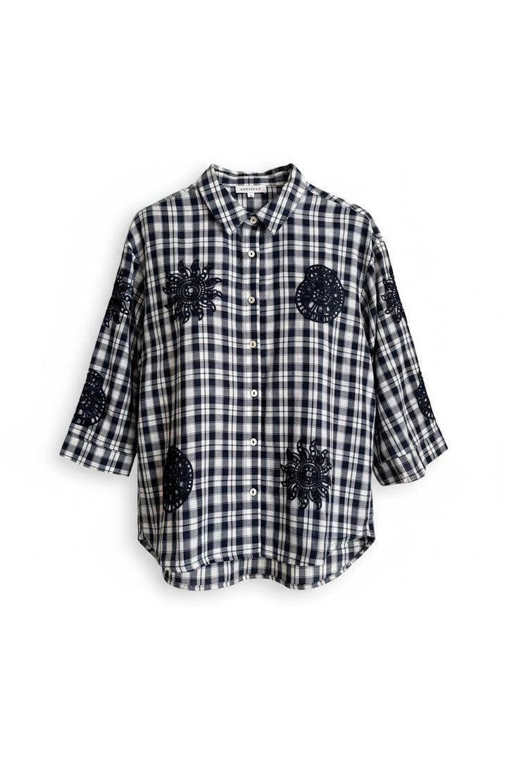 Continue - Emilia Check 15365 - Navy Check