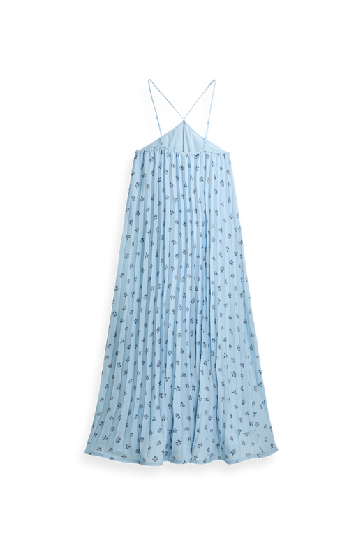 YAS - Yassvea Halterneck Maxi Dress - 5132925 Skyway Svea Print