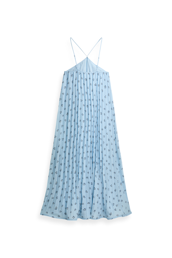 YAS - Yassvea Halterneck Maxi Dress - 5132925 Skyway Svea Print