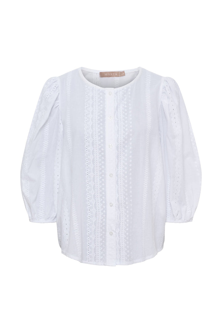 Marta Du Chateau - Mdcvalessia Blouse 58136M - White
