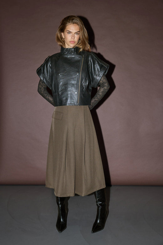 Co´Couture - Phoebecc Leather Vest 500412 - 65001 - Black