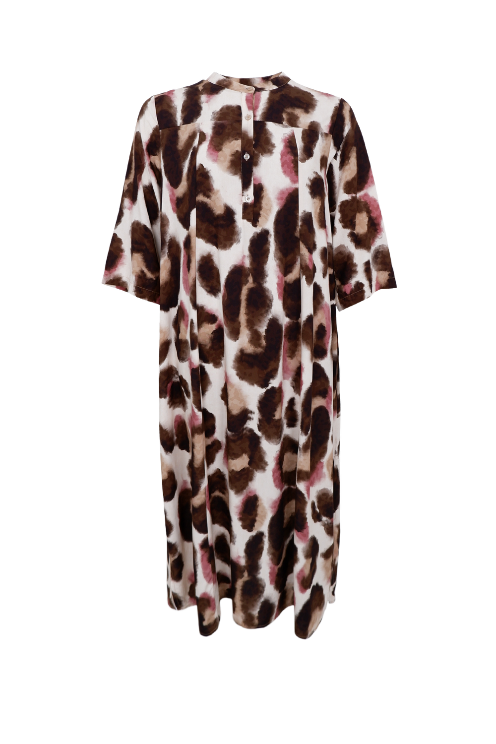 Black Colour - Bckenna Shirt Dress 40927 - Brown Rose