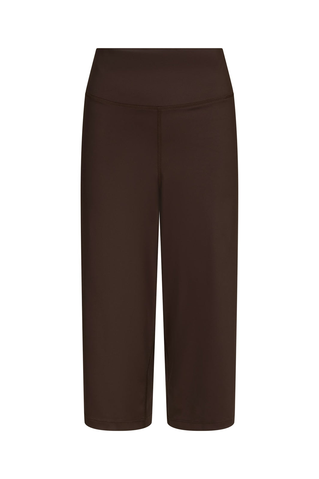 Neo Noir - Lauri Wide Capri Pants 171241 - 676 - Dark Brown