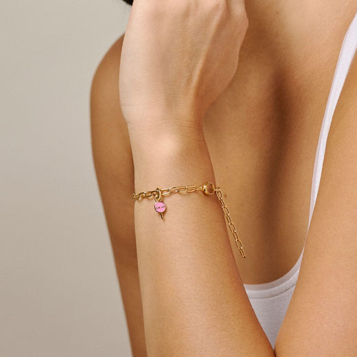 Enamel Copenhagen - Charm, Lovely Lollipop C046G - Dark Pink Vedhæng 