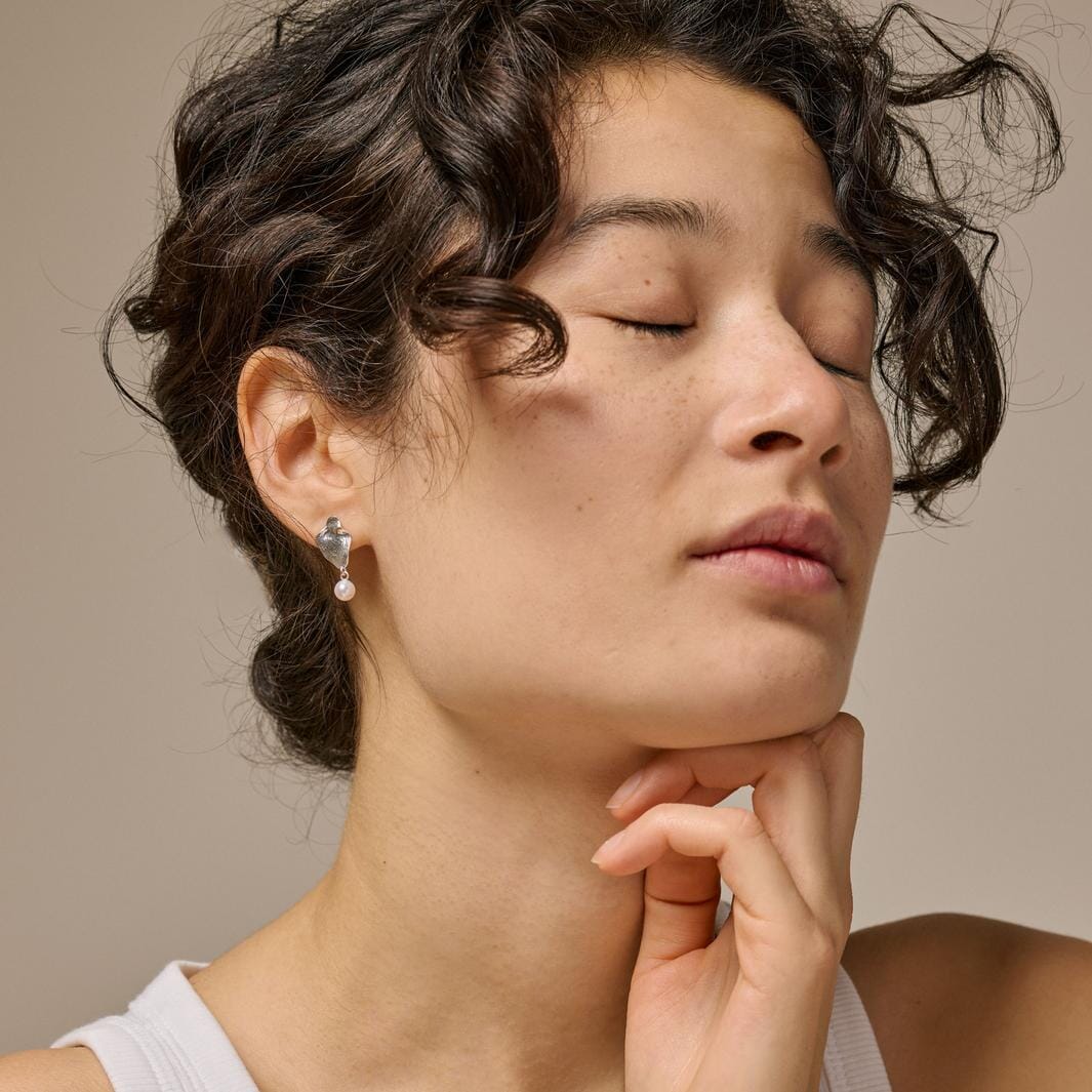 Enamel Copenhagen - Earring, Caia Smalle374sm - Pearls
