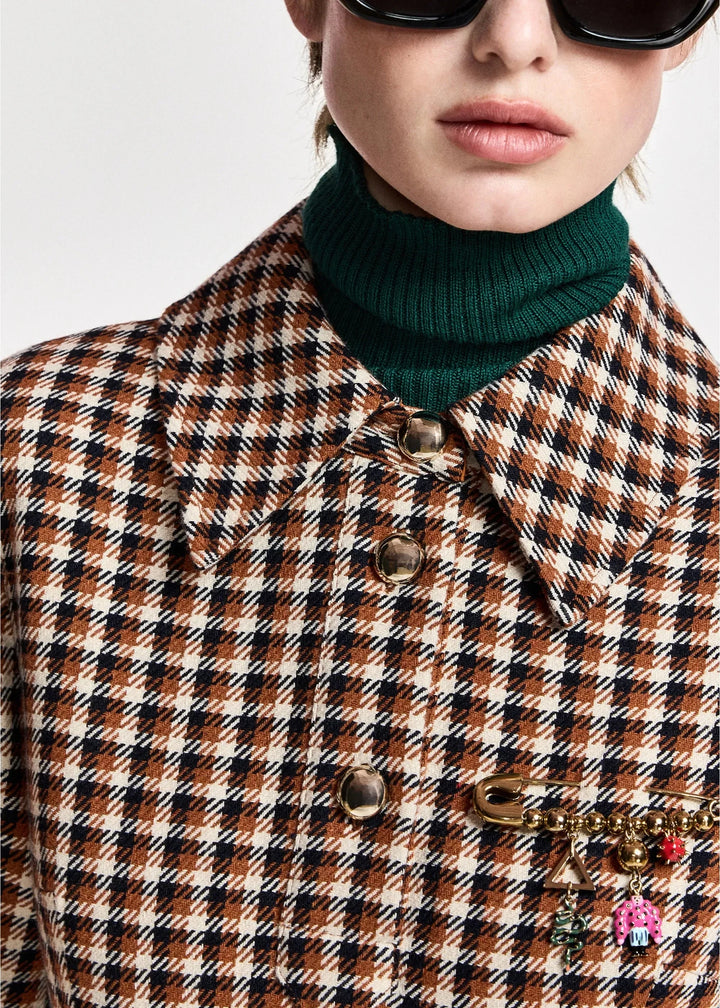 Essentiel Antwerp - Kin Fitted Shirt Dress - K1bw Combo1 Brown Sugar Kjoler 