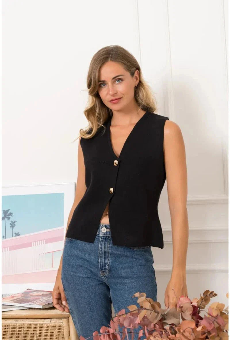 Forudbestilling - A-bee - Mette YP1542 - Black Veste 