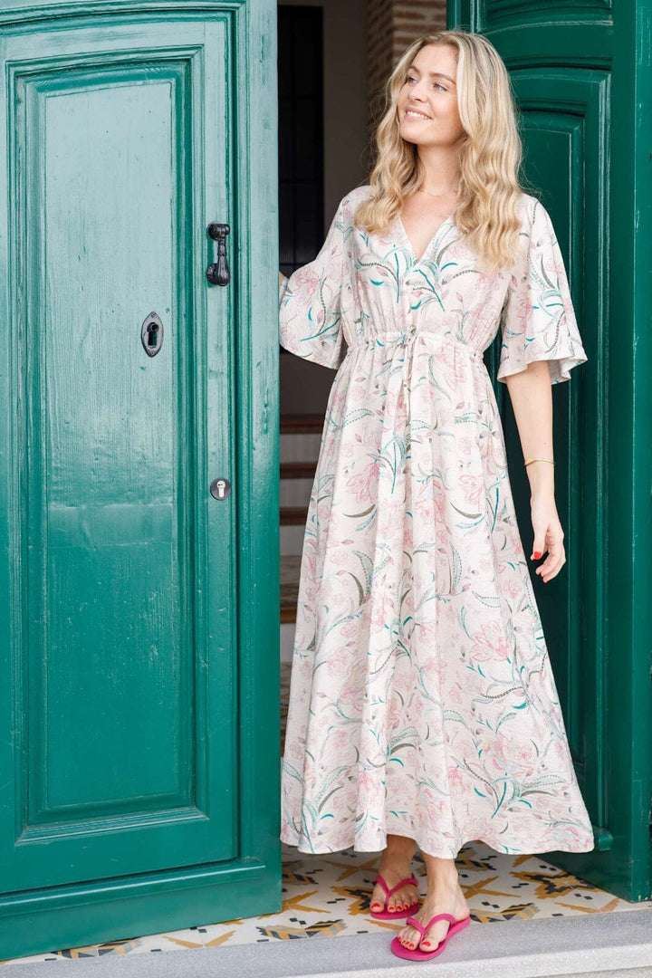 Black Colour - Bccassandra Dress 40881 - Off White Rose