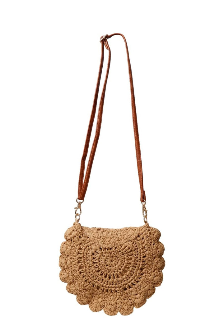 Black Colour - Bccrochet Mini Bag 9351 - Nature