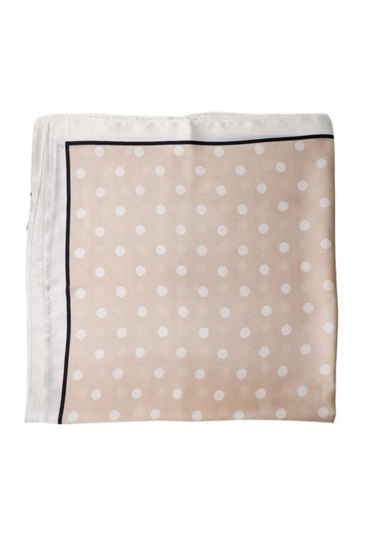 Forudbestilling - Black Colour - Bcdani Mini Scarves 3626 - Beige Dot