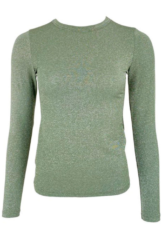 Forudbestilling - Black Colour - BCFAYE Lurex Blouse - Olive (Januar) Bluser 