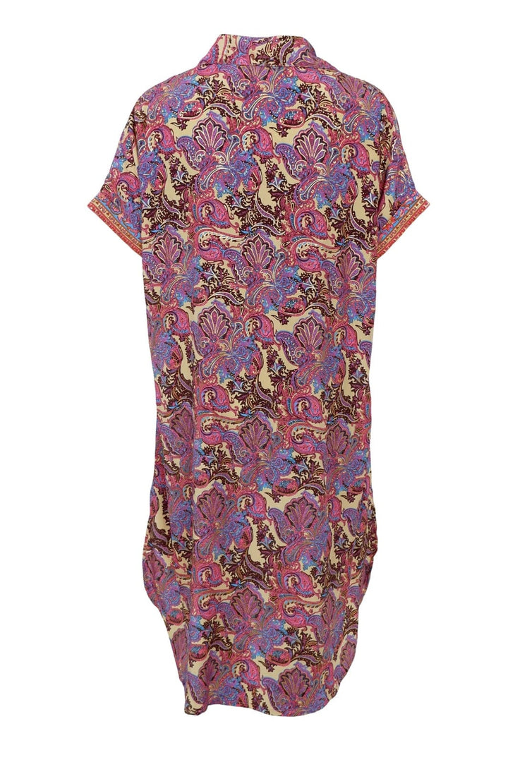 Black Colour - Bcluna S/S Kaftan Tunic 39196 - Royal Berry