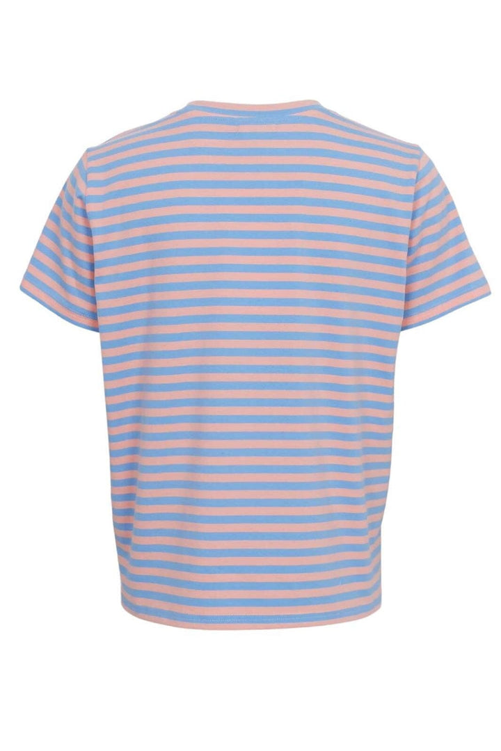 Black Colour - Bcmaude Ss Tee 40891 - Peach Blue