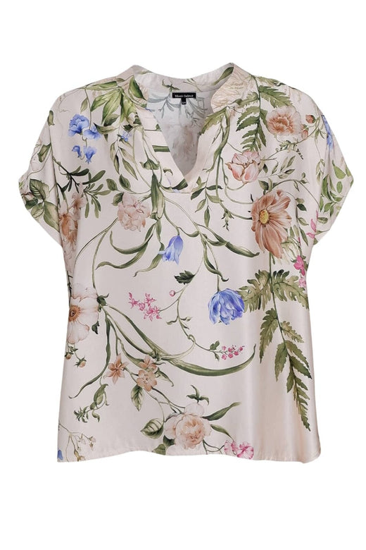 Forudbestilling - Black Colour - Bczennia Blouse 40916 - Champagne Flower