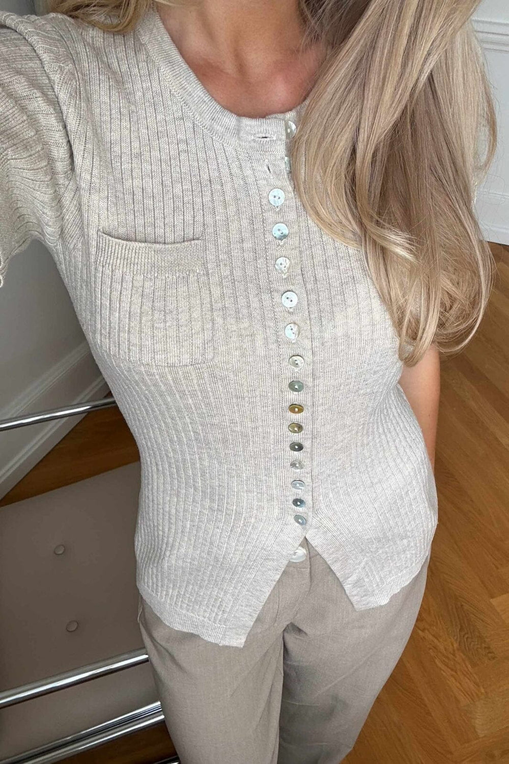 BYIC - Elmaic Ss Cardigan 1196-s - Beige