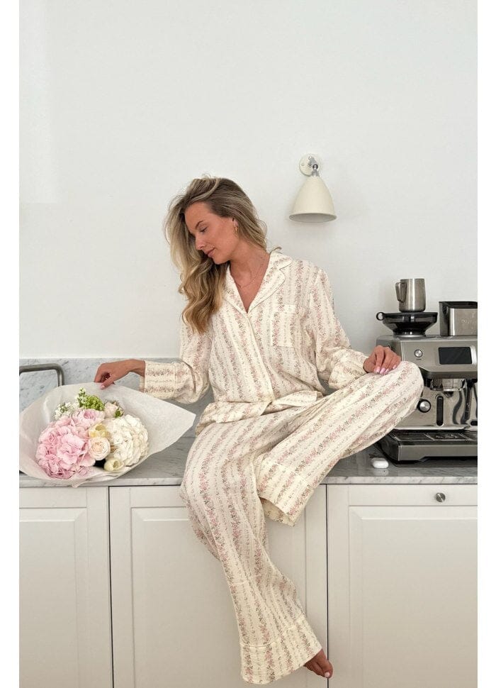 Forudbestilling - BYIC - Najaic Pants - lpfp Light Pink Flower Print Bukser 