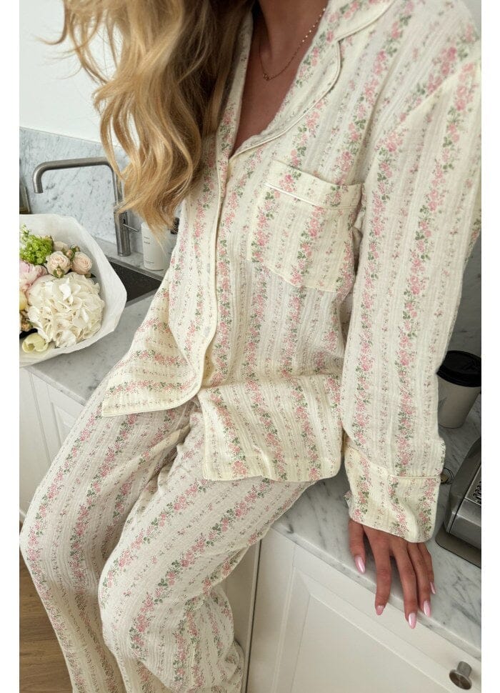 Forudbestilling - BYIC - Najaic Pants - lpfp Light Pink Flower Print Bukser 