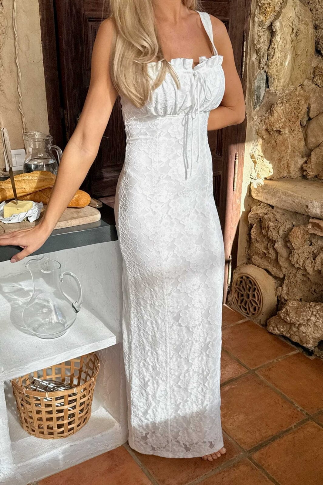 BYIC - Rosaic Dress A23787 - White Lace