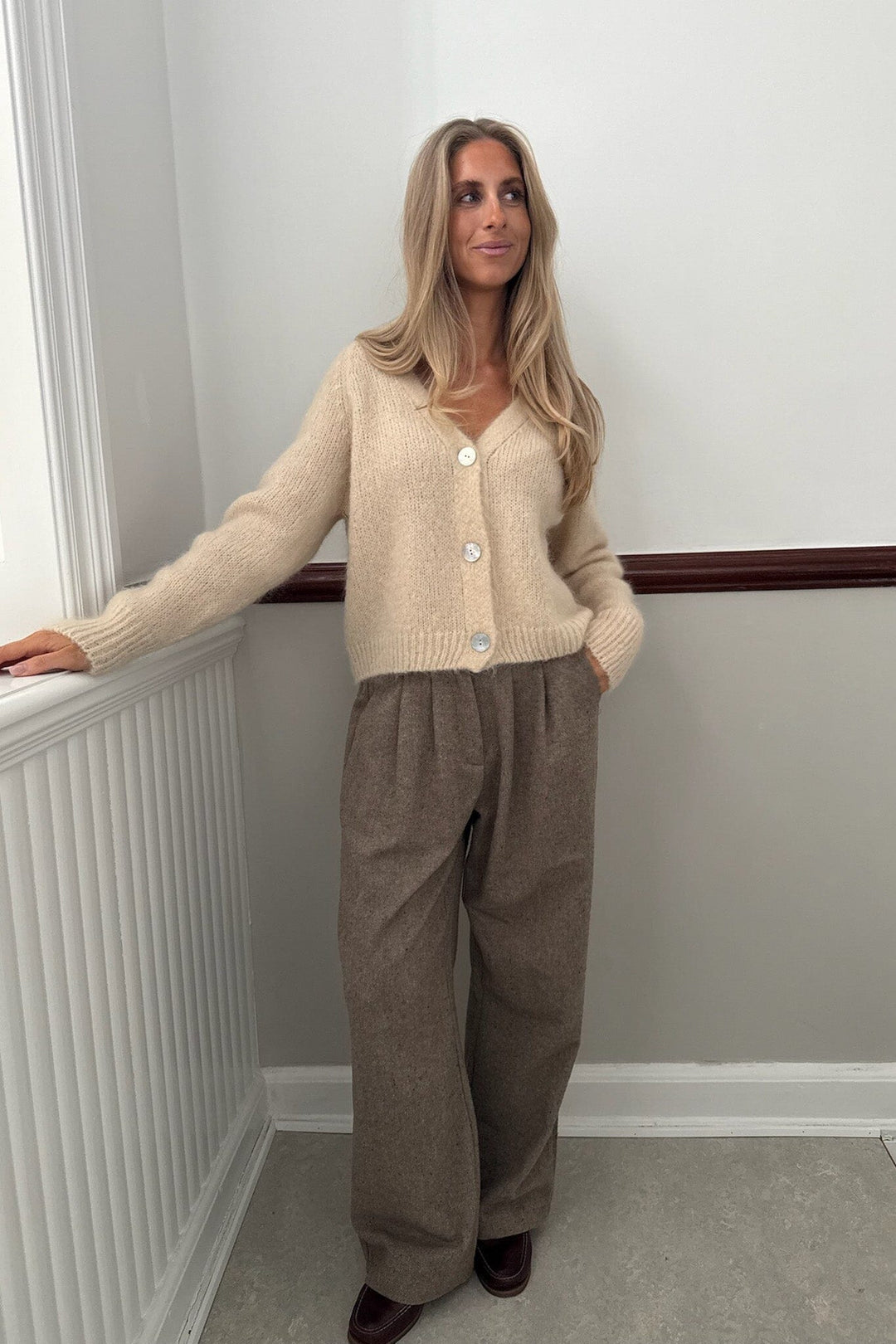 Forudbestilling - BYIC - Vickyic Cardigan 3339 - Creme Cardigans 