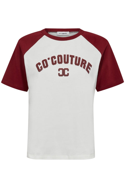 Co´Couture - Edgecc Block Tee 33169 - 11186 - Of Burgundy