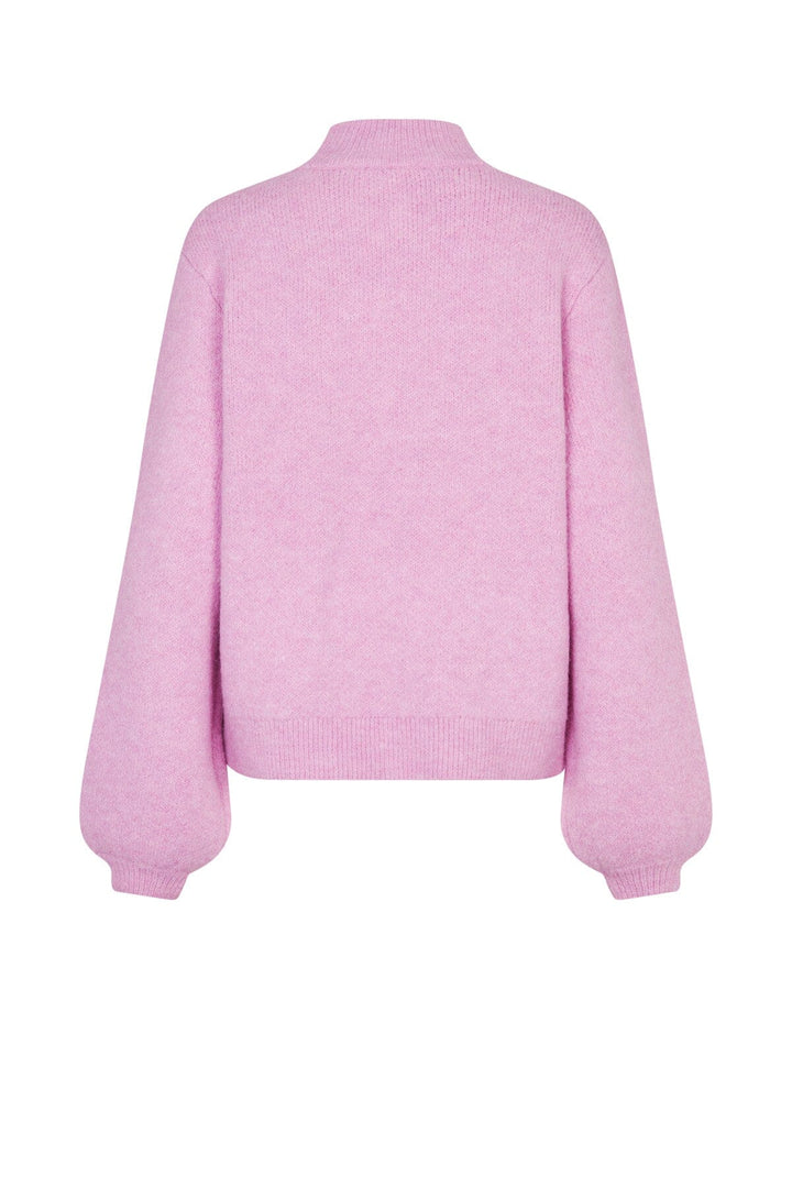 Forudbestilling - Cras - Flora Pullover - 4015 4015 Pink Strikbluser 