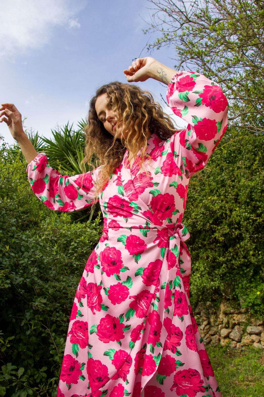Forudbestilling - Cras - Lara Dress C1687 - 8097 - 8097 Pink Rosette Kjoler 