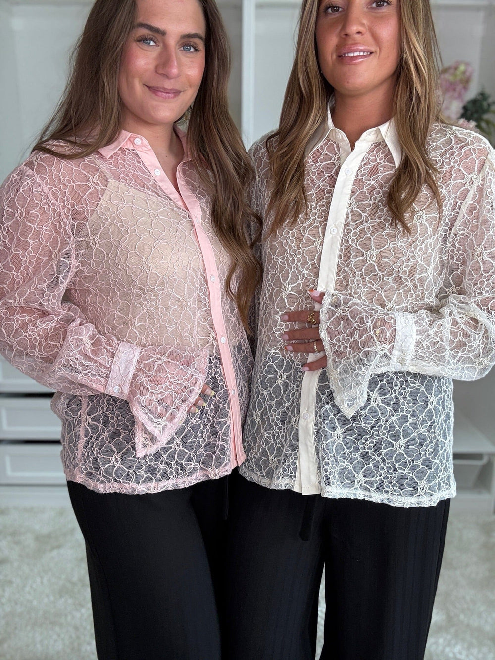 Forudbestilling - Dear Molly - Karina And Mia 158669C - Cream Skjorter 