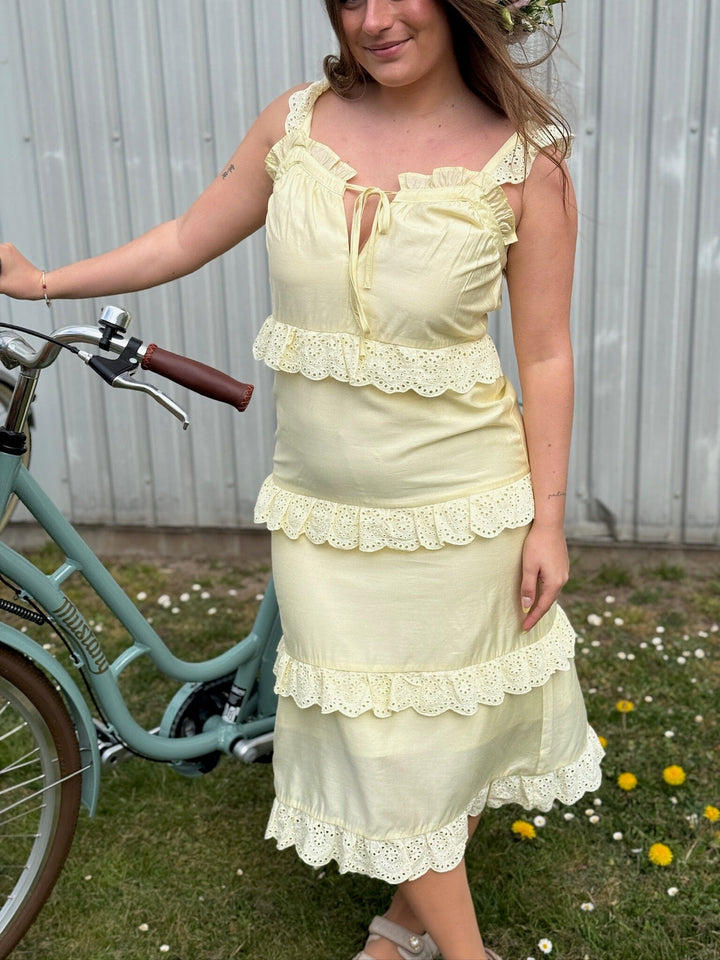Forudbestilling - Dear Molly - Laura And Charlott 152219B - Yellow Kjoler 
