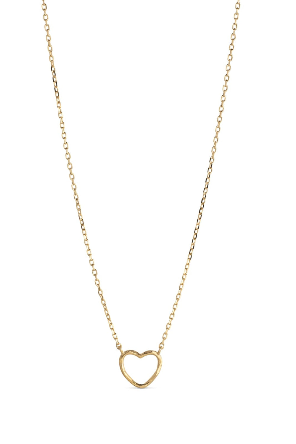 Enamel Copenhagen - Necklace, Organic Heart N102GM - 925S/Gp/M