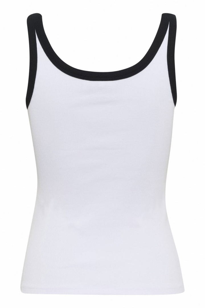 Gestuz - Gzdrew Contrast Logo Top 10910268 - 110601 - Bright White