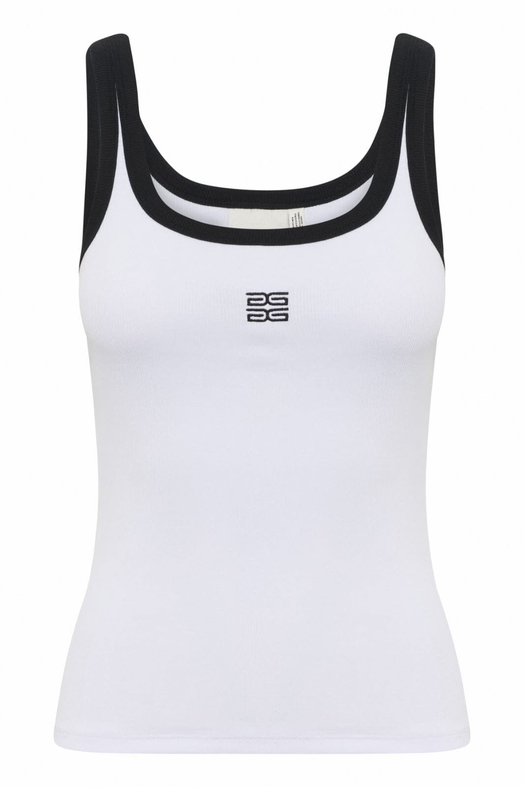Gestuz - Gzdrew Contrast Logo Top 10910268 - 110601 - Bright White