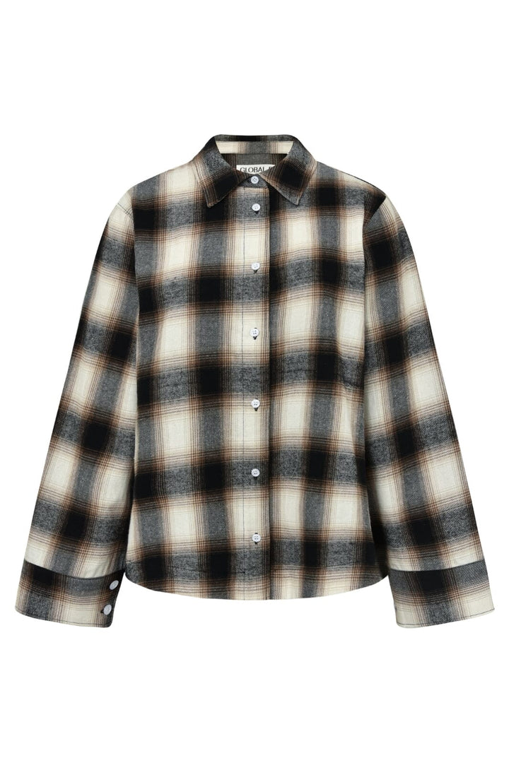 Global Funk - Meritana-G 74320675 - Q21 - Brown Shadow Check