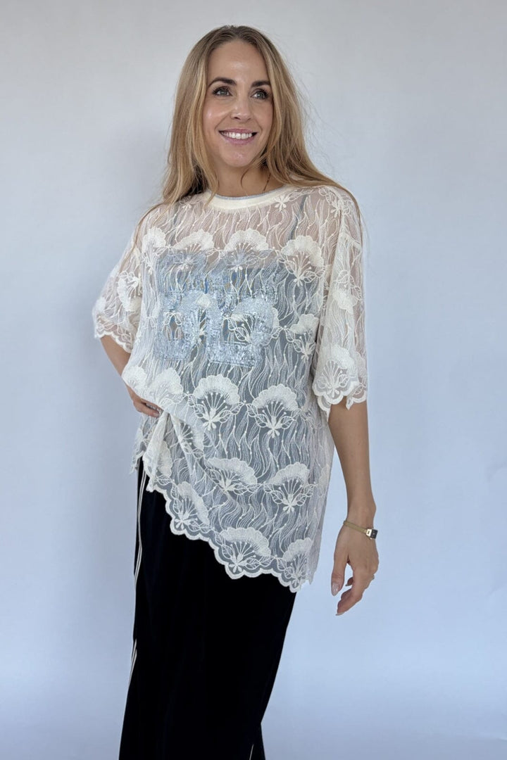 Forudbestilling - Gossia - Ailago Tee G2533 - Creme T-shirts 