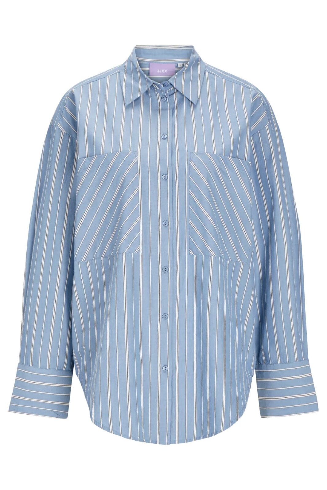 Jjxx - Jxtessa Ls Poplin Rlx Shirt Sn - 4548614 Coronet Blue Aop