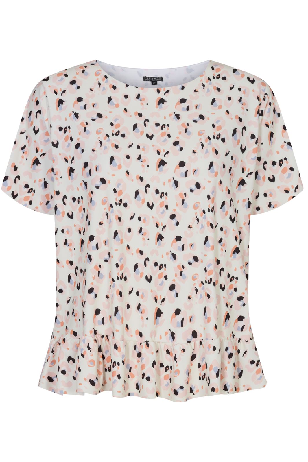 Forudbestilling - Liberte - Alma-Frill-T-Shirt - Pastel Leo (Juni) T-shirts 