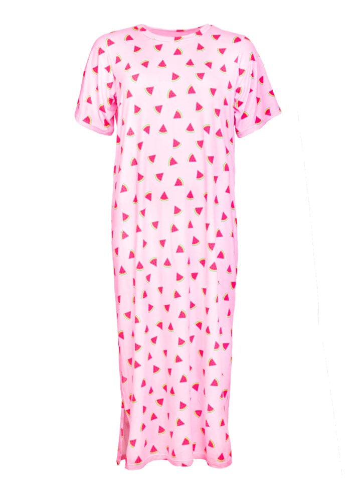 Forudbestilling - Liberte - Alma-Tshirt-Dress - Pink Watermelon Kjoler 