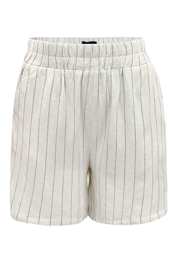 Liberte - Neo-Shorts 22200 - Nature Pinstripe