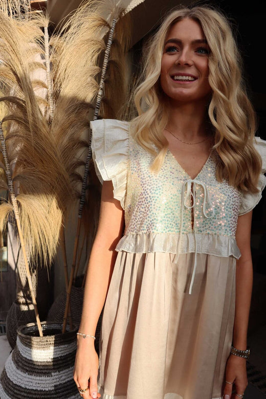 Liberte - Nor-Frill-Dress 22236 - Ivory