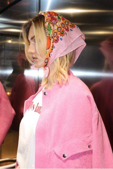 Forudbestilling - Lollys Laundry - Bellatrixll Scarf70044-00012 - 51 Pink Tørklæder 