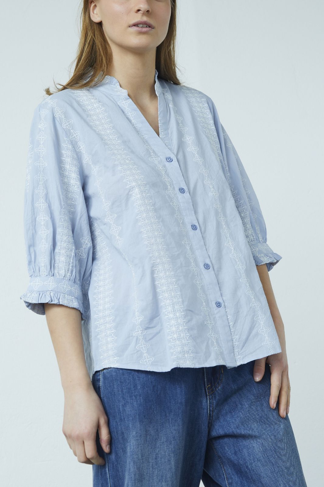 Forudbestilling - Love & Divine - Love1298 18520 - 801 - L. Blue/White Skjorter 