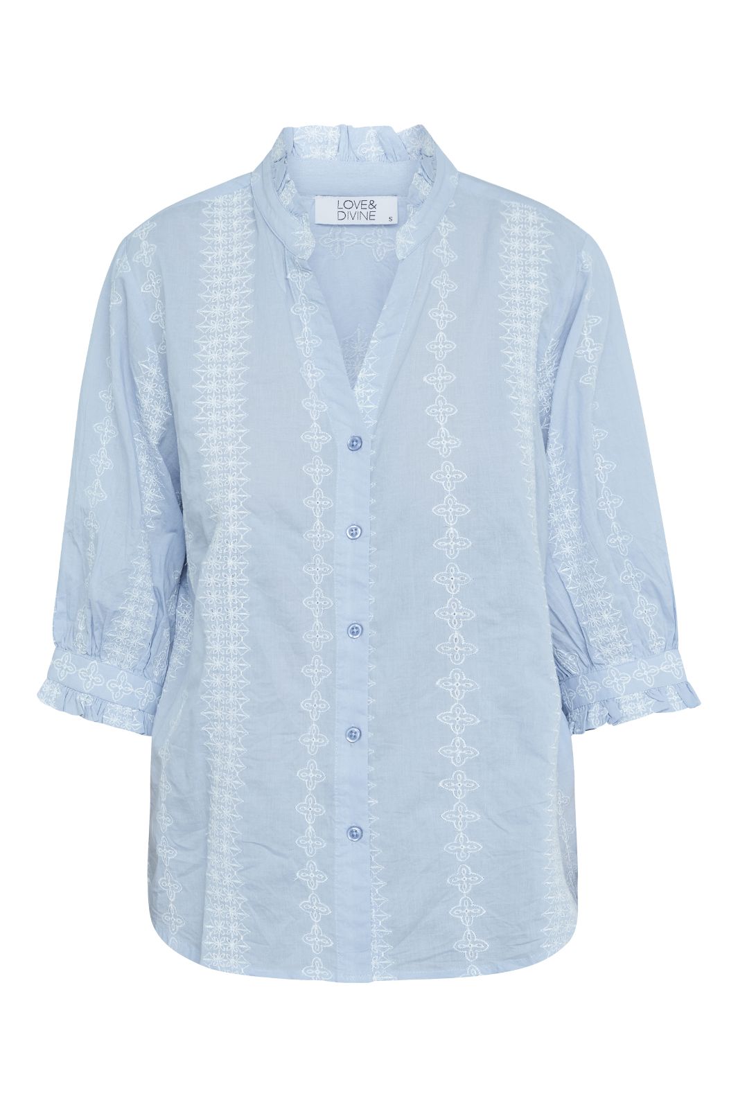 Forudbestilling - Love & Divine - Love1298 18520 - 801 - L. Blue/White Skjorter 