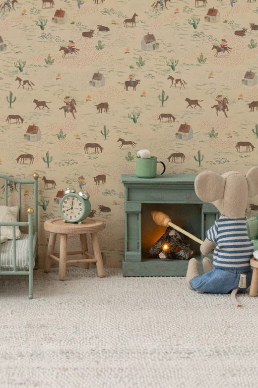 Maileg - Vækkeur, Mus - Mint - Mouse Acc