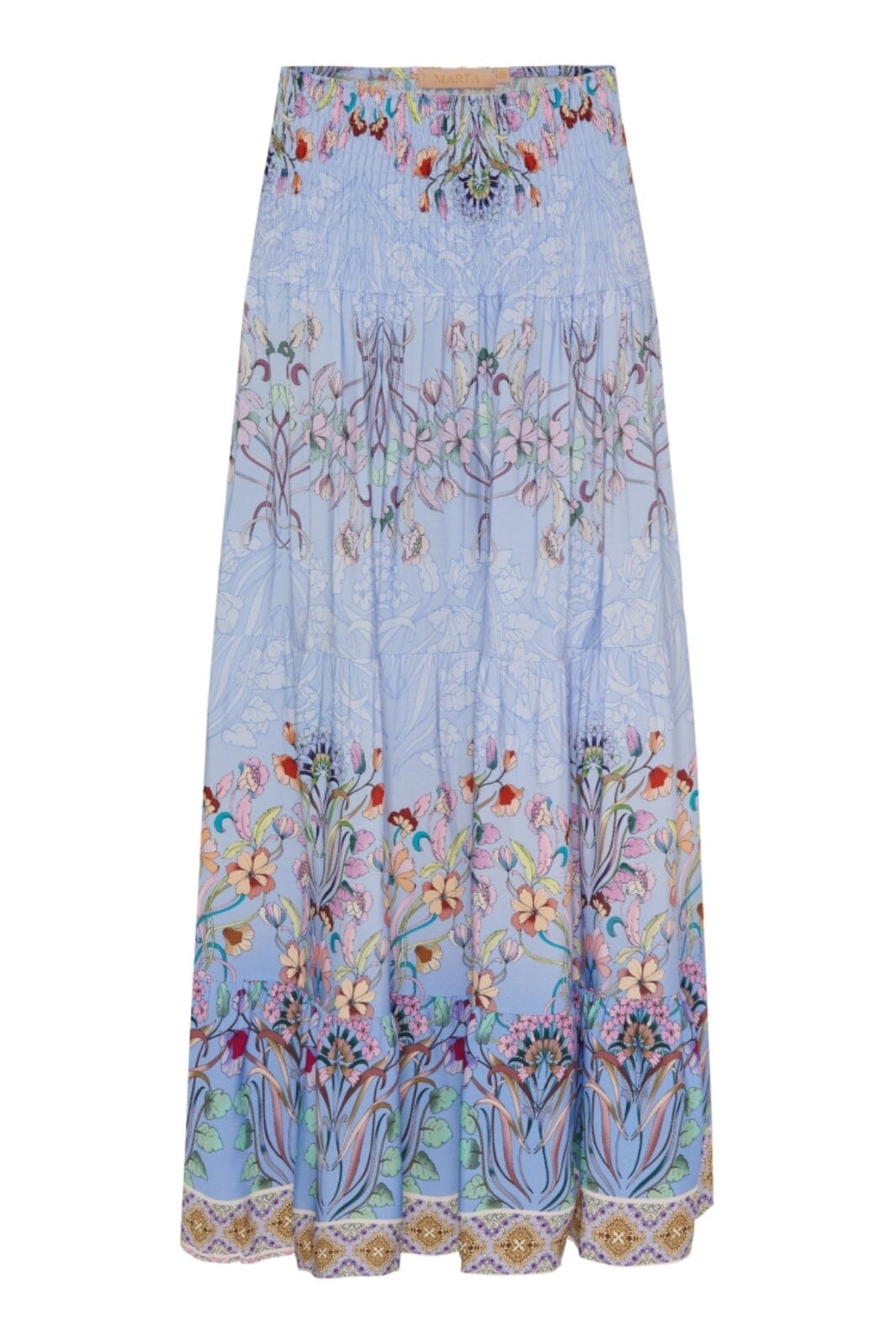 Marta Du Chateau - Mdcjosefina Skirt 5849 - 361Tpzprintceleste