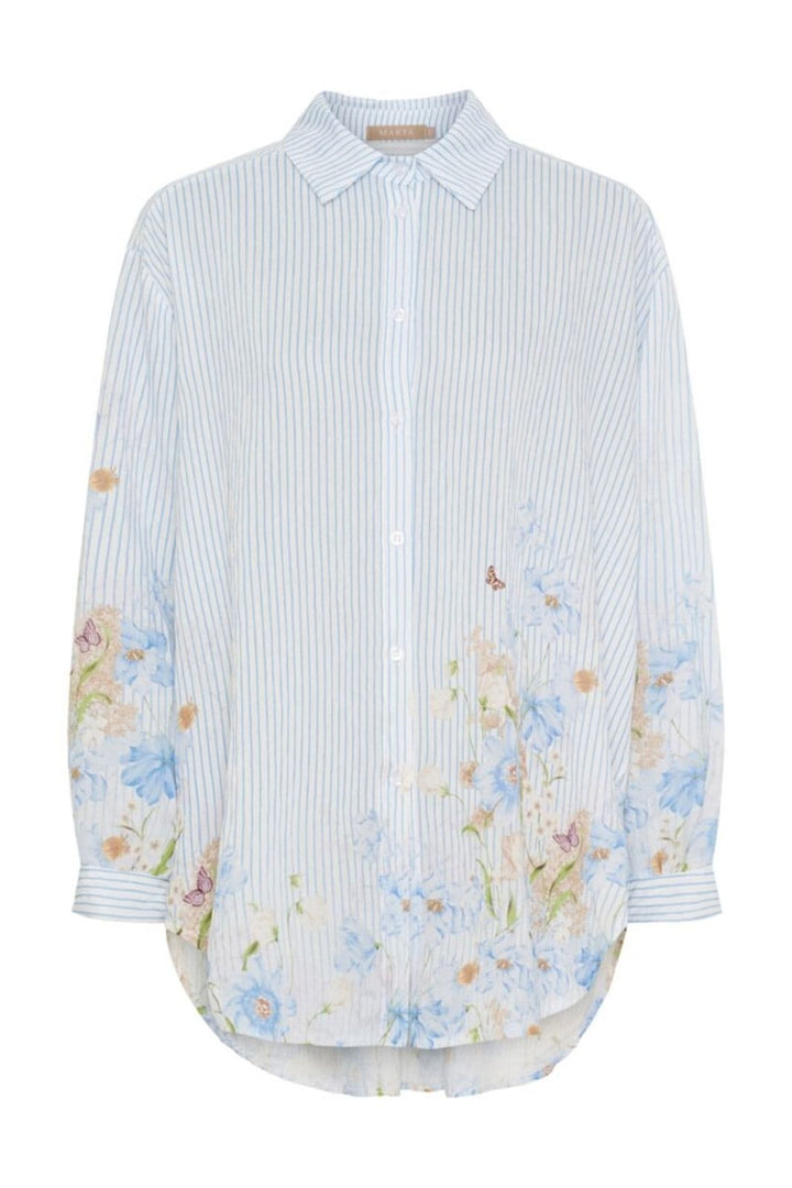 Forudbestilling - Marta Du Chateau - Mdcpatricia Shirt 2625b - Celesteda451V8 Skjorter 