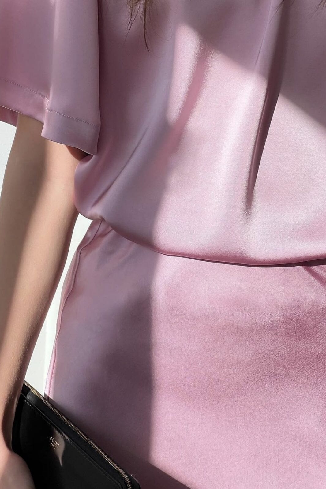 Forudbestilling - Neo Noir - Florina Heavy Sateen Blouse - ROSE (April/Maj) Bluser 