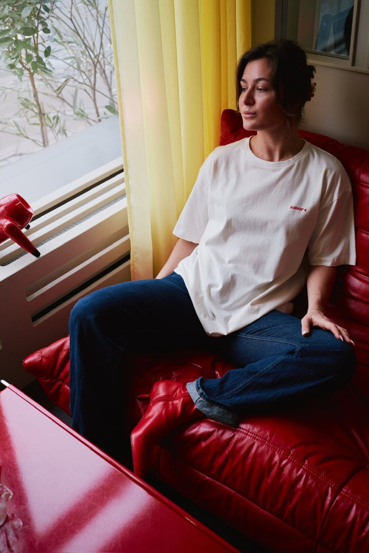 Forudbestilling - Neo Noir - Malin Mucho Tee 164153 - White T-shirts 